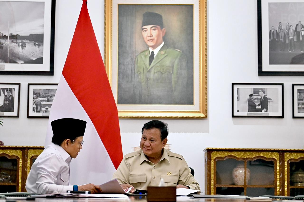 Bertemu Prabowo di Istana, Cak Imin Minta Tambah Anggaran untuk UMKM Rp1 Triliun (FOTO:Dok BPMI Setpres)