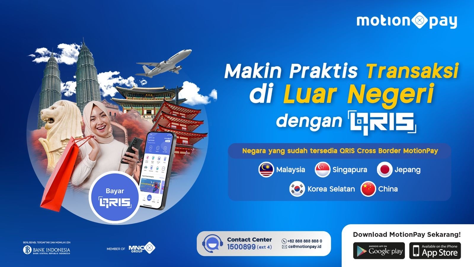 MotionPay Hadirkan QRIS Cross-Border untuk Transaksi Praktis di Singapura hingga Korea Selatan. (Foto: Doc MotionPay)