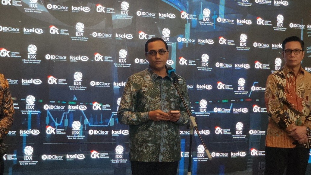 OJK Pastikan Status Pasar Modal RI Tetap Emerging Market usai Pengumuman MSCI. (Foto Iqbal Dwi/IMG)