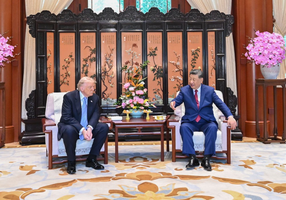 Trump Akhiri Lawatan ke China, Undang Xi Jinping Kunjungi AS. (Foto: Xinhua)
