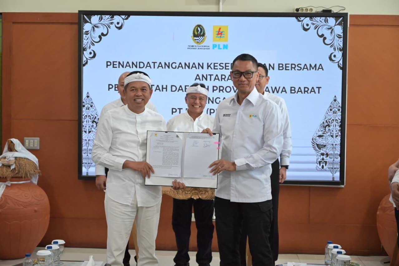 PLN dan Pemprov Jabar Perkuat Kolaborasi Dorong Listrik Ramah Lingkungan Berkelanjutan. (Foto: Doc PLN)