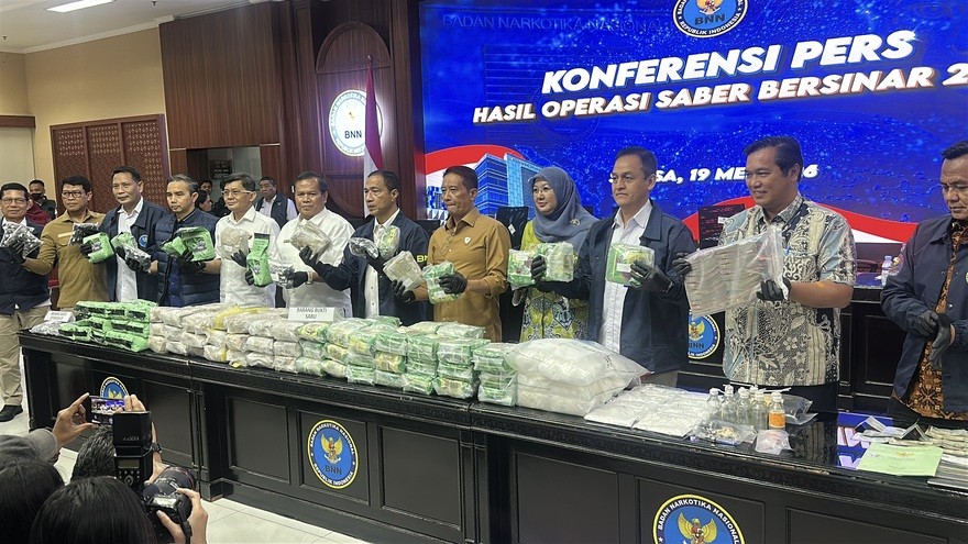 Sejak Awal 2026, Bea Cukai dan Aparat Berhasil Cegah Peredaran 3,4 Ton Narkotika. (Foto: MNC Media)