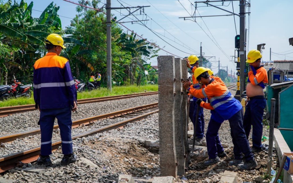Penutupan 40 Perlintasan Liar Kereta Daop 1 Jakarta Ditargetkan Rampung Agustus 2026