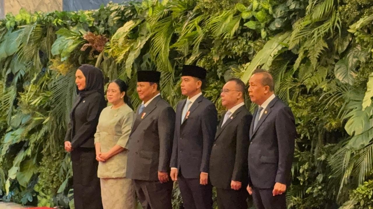 Disambut Puan, Prabowo Tiba untuk Hadiri Rapat Paripurna DPR (FOTO:Dok Ist)