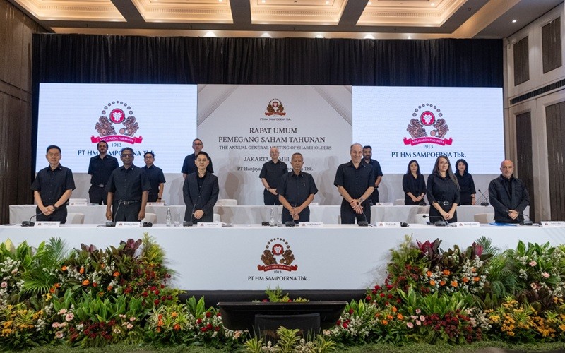 PT HM Sampoerna Tbk (HMSP) menetapkan dividen tunai sebesar Rp6,55 triliun atau setara dengan Rp56,3 per saham untuk tahun buku 2025. (Foto: