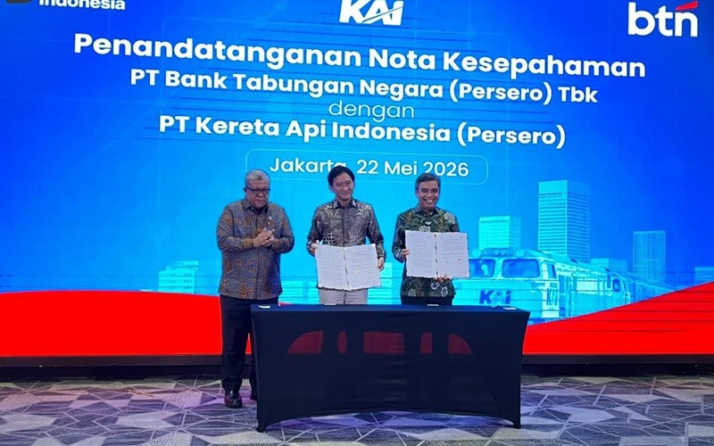 BTN bersama KAI membangun rumah susun dengan konsep Transit Oriented Development (TOD) di Stasiun Manggarai, Jakarta. (Foto: iNews Media/Tangguh Yudha)