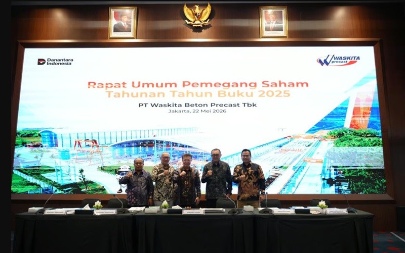 PT Waskita Beton Precast Tbk (WSBP) menggelar Rapat Umum Pemegang Saham Tahunan (RUPST) pada Jumat (22/5/2026). (Foto: Ist)