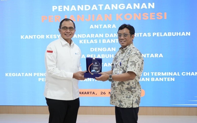 PT Chandra Pelabuhan Nusantara (CPN) meraih konsesi pengelolaan pelabuhan di Cilegon, Banten. (Foto: Dok. Kemenhub)