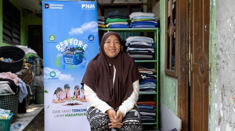 Tak Sekadar Kurangi Limbah Pakaian, RE3 For-E PNM Ciptakan Manfaat bagi Nasabah Laundry (Foto: dok PNM)
