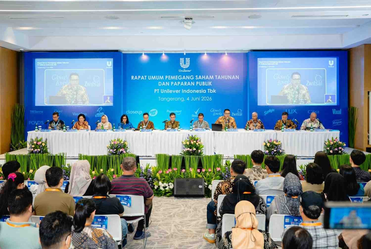 Capai Rp7,63 T, RUPST UNVR Tetapkan Dividen 100 persen dari Laba Bersih 2025. (Foto; Doc UNVR)
