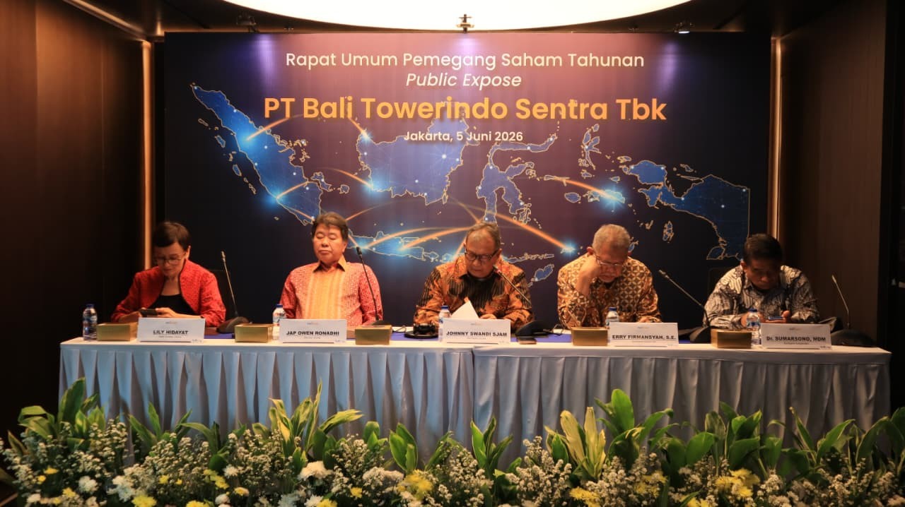 Gelar RUPS, Bali Towerindo (BALI) Sepakat Bagi Dividen Rp118 Miliar (foto: iNews Media Group)