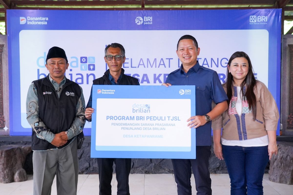 BRI Peduli Salurkan Bantuan ke Desa Ketapanrame, Dorong Pengembangan Wisata. (Foto: iNews Media Group)