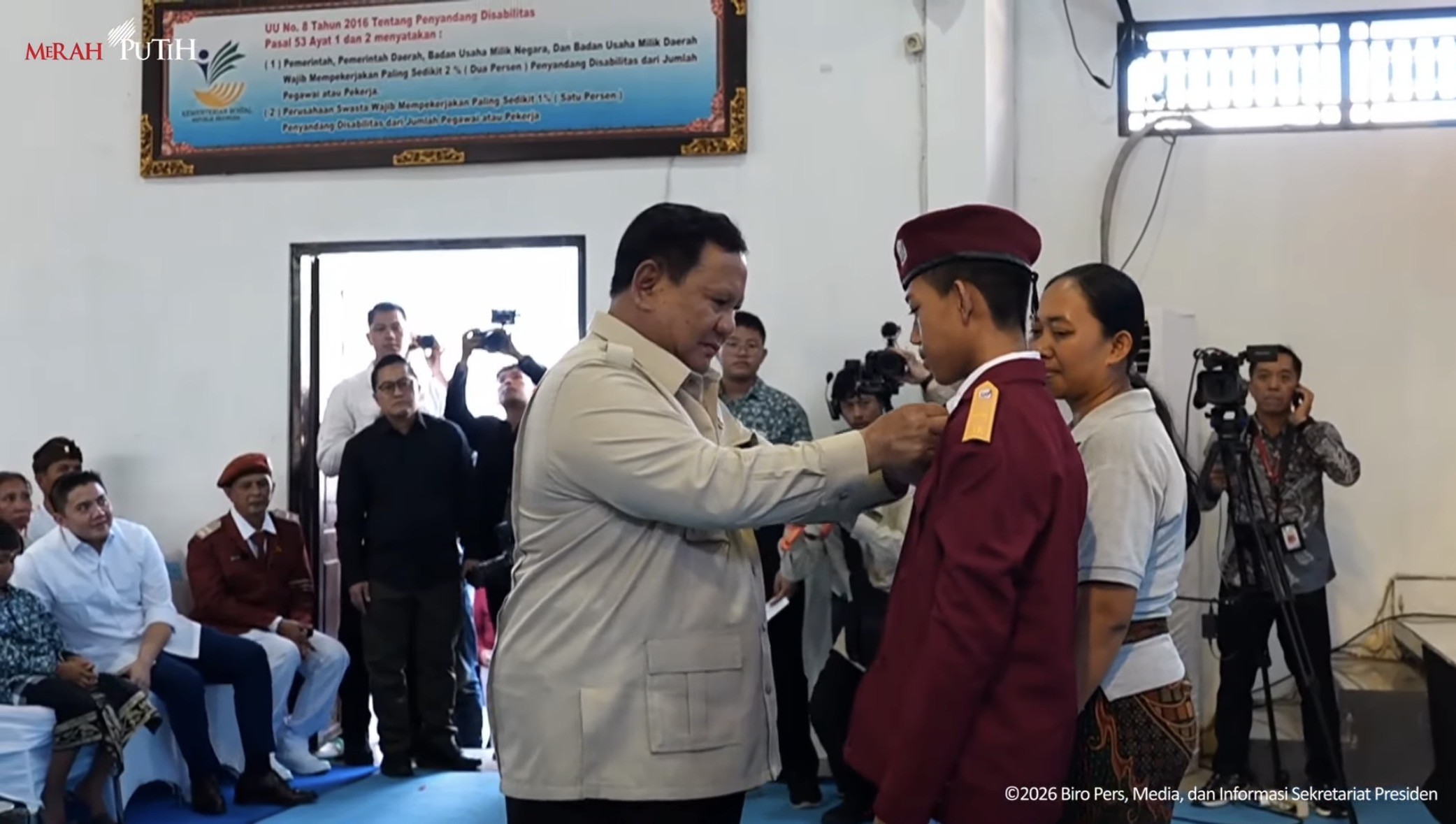 Prabowo Sebut Membuat Rakyat Hidup Baik dan Layak Memerlukan Usaha Besar. (Foto: YouTube/Sekretariat Kabinet)