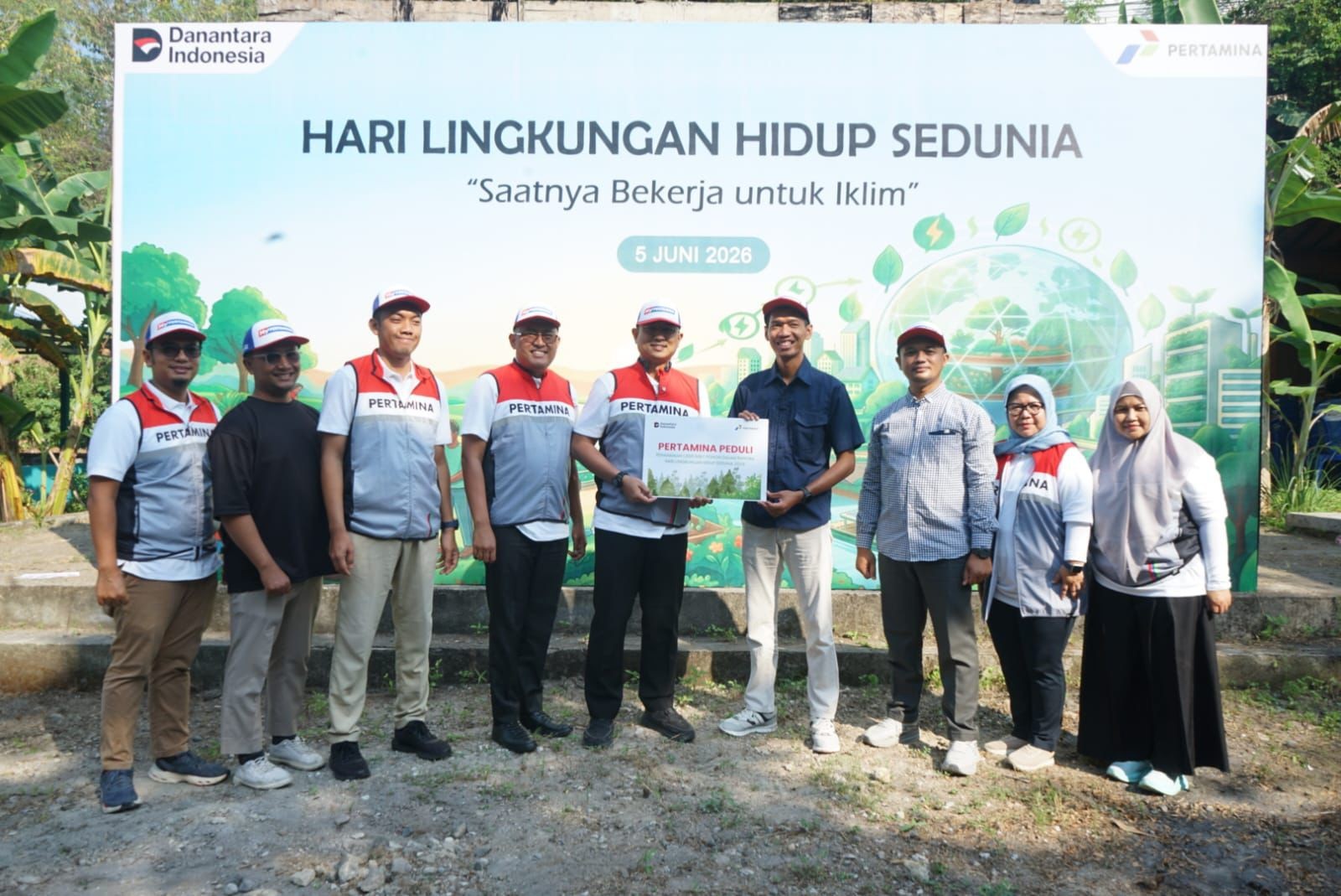 Pertamina Tanam Pohon dan Perkuat Pengelolaan Sampah di Hari Lingkungan Hidup Sedunia 2026. (Foto: Inews Media Group)