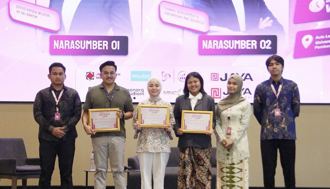 MNC Sekuritas Bekali Mahasiswa UPJ Edukasi Pasar Modal dalam Acara Jaya Investment Week 2026 (FOTO:Dok Ist)