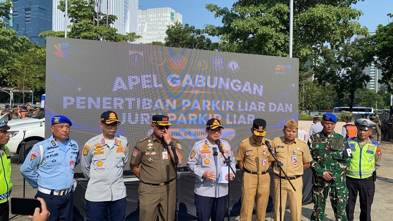 Operasi Penertiban Parkir Liar Sasar 15 Titik Rawan di Jakarta, Simak Daftar Lokasinya. (Foto: MNC Media)