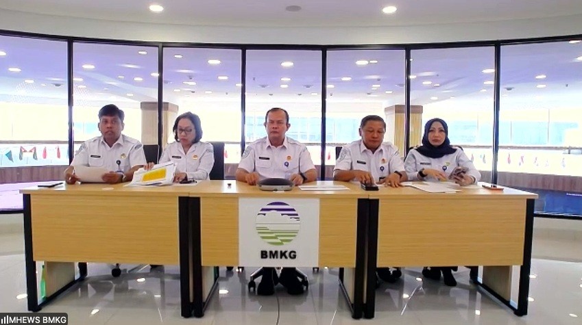 Gempa M 7,7 Filipina Picu Tsunami di Indonesia, BMKG: Tidak Masuk Zona Megathrust. (Foto Tangkapan Layar)
