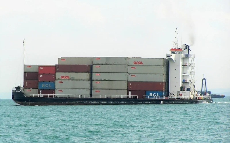 PT Samudera Indonesia Tbk (SMDR) melaporkan insiden tenggelamnya kapal kargo Golden Star 1 rute Singapura-Pasir Gudang, Malaysia. (Foto: Dok. Marine Traffic)