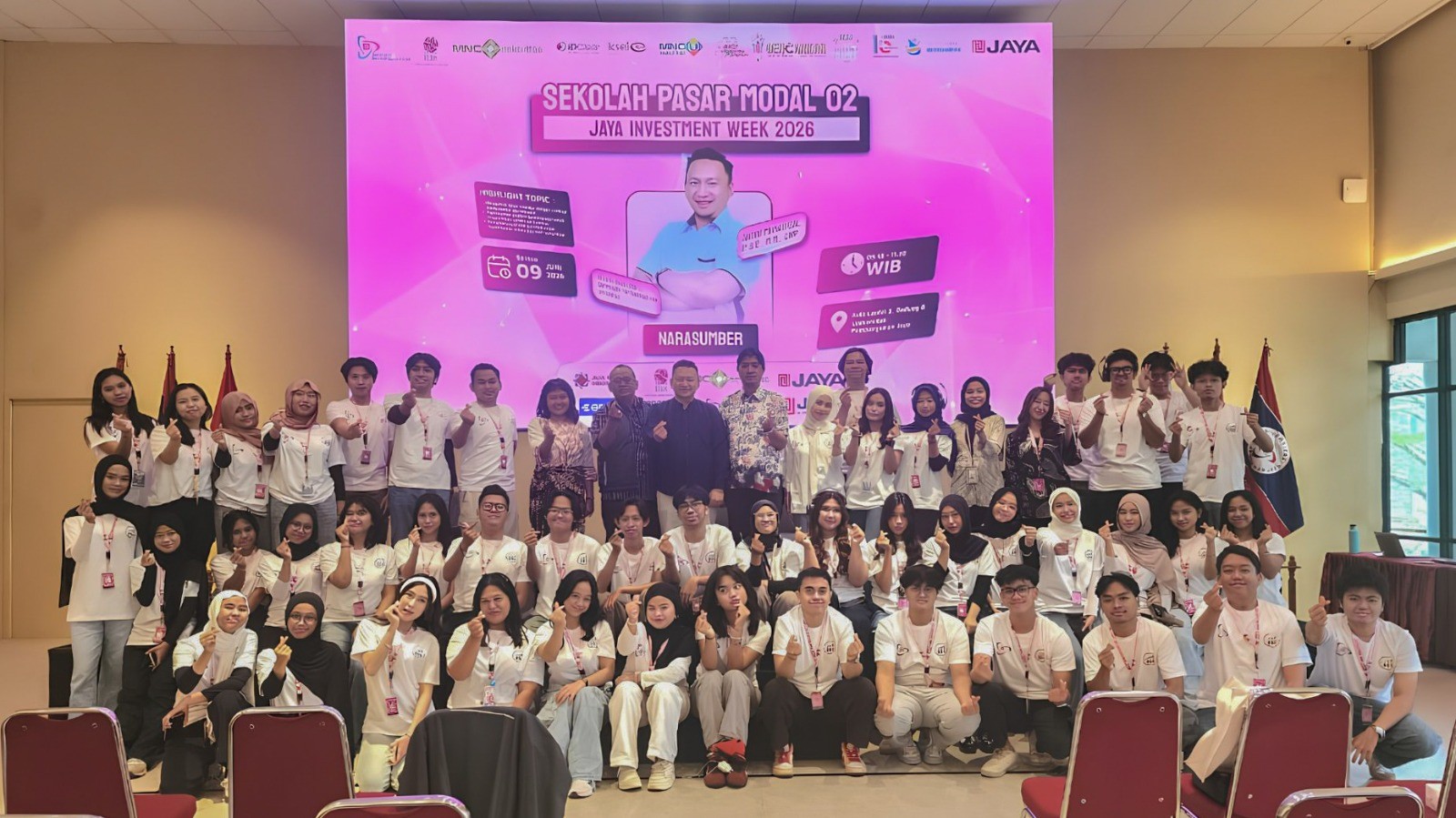 MNC Sekuritas Dorong Literasi Pasar Modal Mahasiswa UPJ lewat Jaya Investment Week 2026. (Foto: Doc MNC Sekuritas)