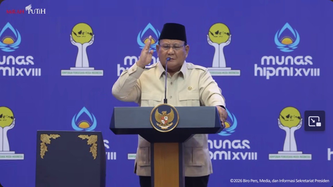 Prabowo Respons Kritikan Sering Kunjungan Kerja Keluar Negeri. (Foto Tangkapan Layar)