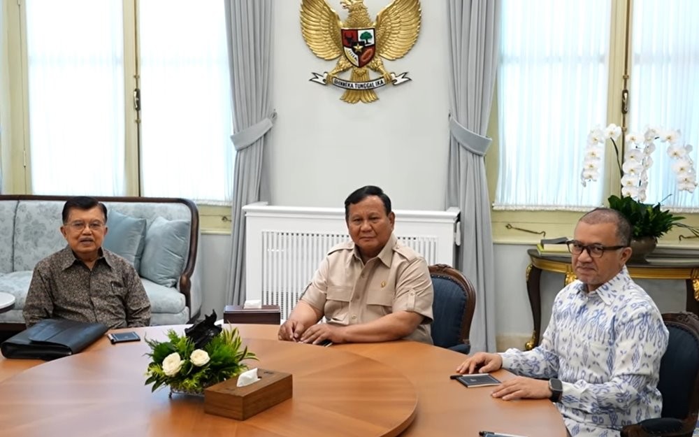 Jusuf Kalla dan Puteranya Satu Jam Menghadap Presiden Prabowo, Ini Hasilnya