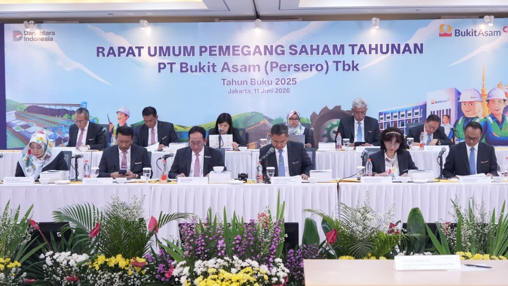 Gelar RUPST, PTBA Rombak Jajaran Direksi dan Komisaris. (Foto: Dok. PTBA)