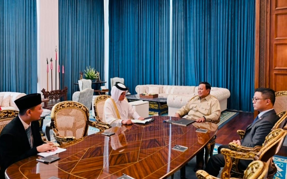 Presiden Prabowo Bertemu Menlu Qatar di Istana, Ini yang Dibahas