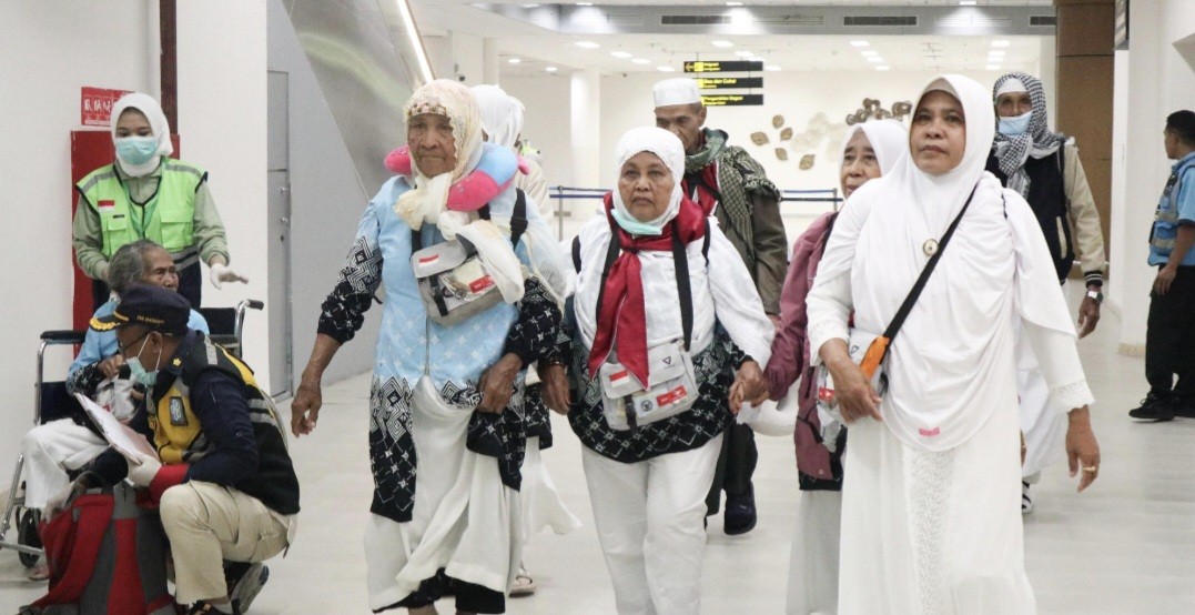 Fase Pemulangan Gelombang II dari Madinah Dimulai, 48 Persen Jamaah Tiba di Indonesia (FOTO: