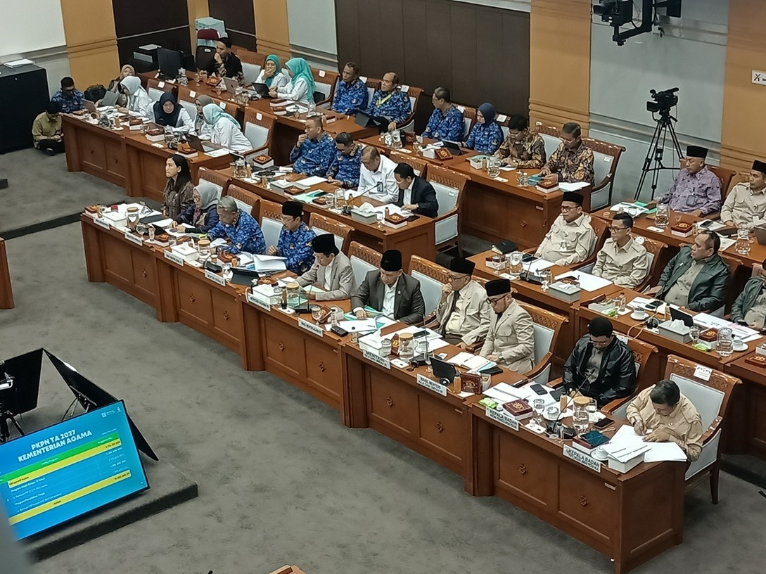 Menag Usul Tambahan Anggaran 2027 Jadi Rp41,89 Triliun, Ini Rincian Peruntukannya. (Foto Felldy/IMG)