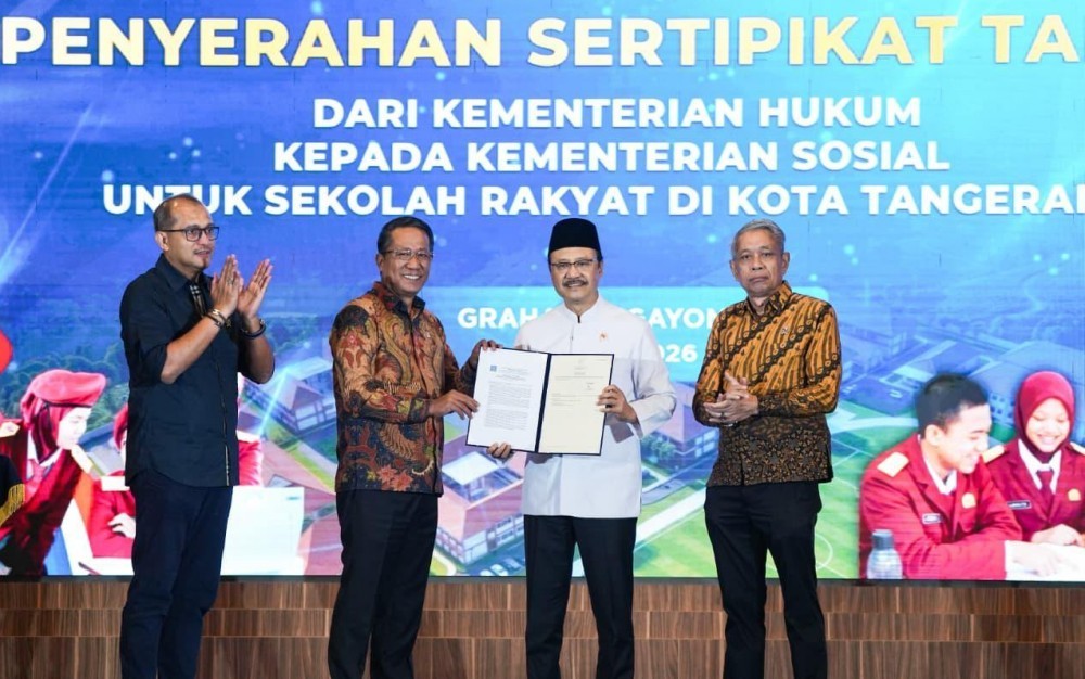 Kemensos Akan Sulap Lahan Hibah 6,3 Hektare dari Kemenkum Jadi Sekolah Rakyat