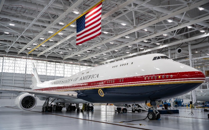 Trump Luncurkan Air Force One Baru, Pesawat Mewah Hadiah dari Qatar. (Foto: US Air Force)