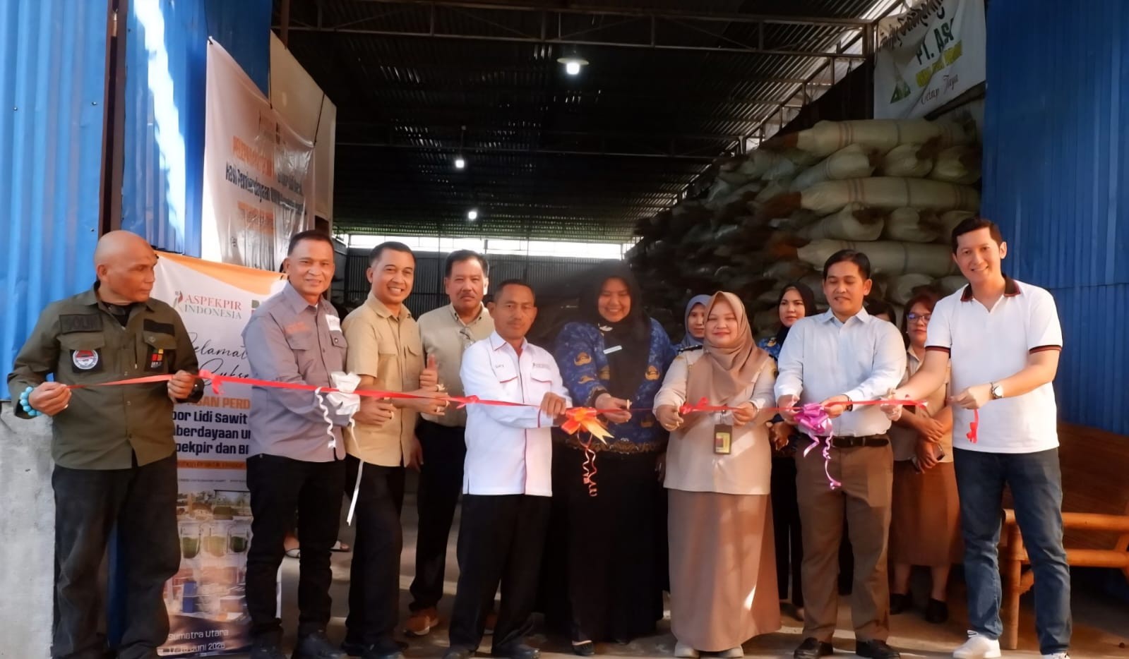 28 Ton Lidi Sawit Diekspor ke China, Produk Hasil Program Pemberdayaan UMKM Perkebunan. (Foto Istimewa)