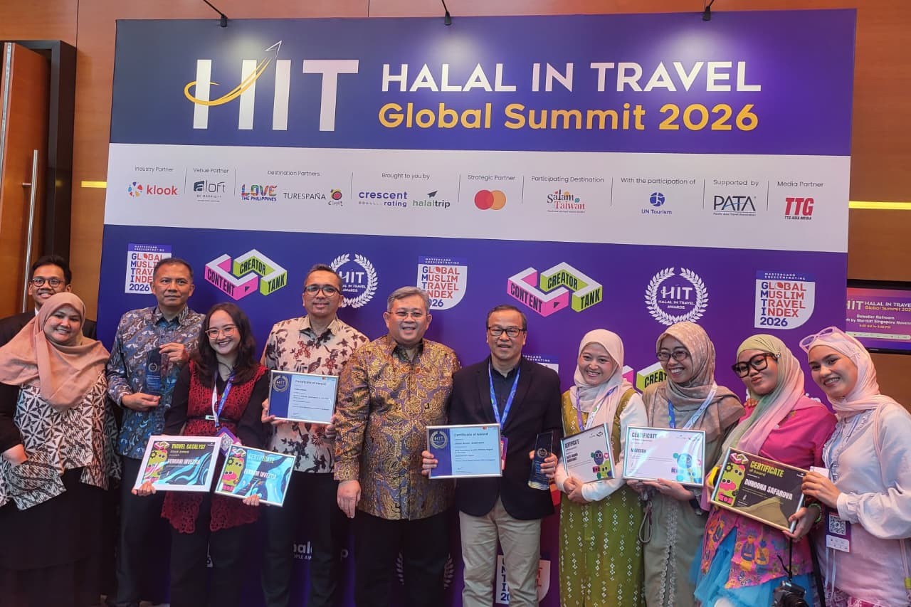 Indonesia Raih Peringkat Kedua Destinasi Wisata Ramah Muslim 2026 dari GMTI Awards. (Foto: Kemenpar)