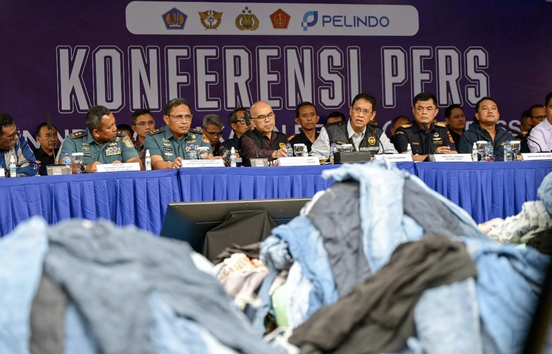 Bea Cukai Gagalkan Penyelundupan Baju Bekas Ilegal Senilai Rp37,4 Miliar (FOTO:Dok Kemenkeu)
