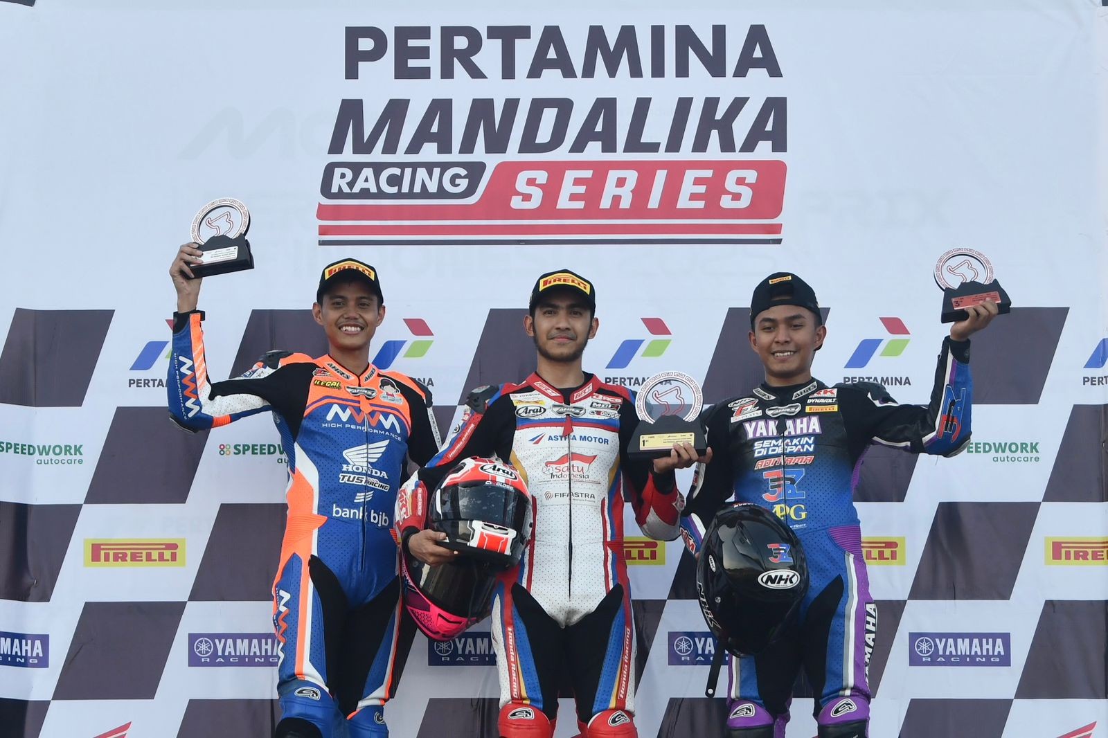 Ini dia Juara Pertamina Mandalika Racing Series 2026 Rd 2. (Foto: iNews Media Group)
