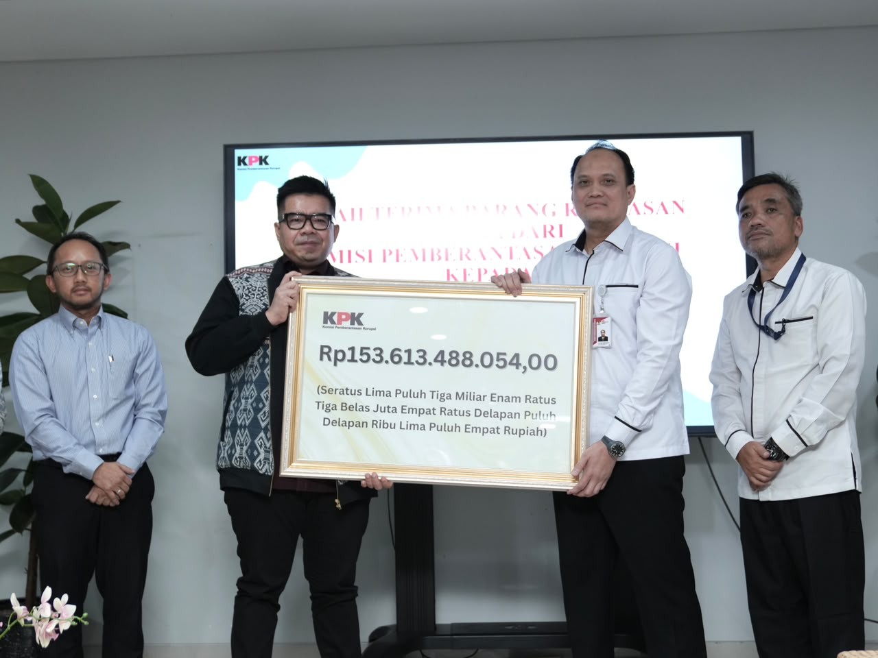 TASPEN Apresiasi Pengembalian Dana Hasil Rampasan Negara Rp153,6 Miliar dari KPK (Foto: Doc TASPEN)