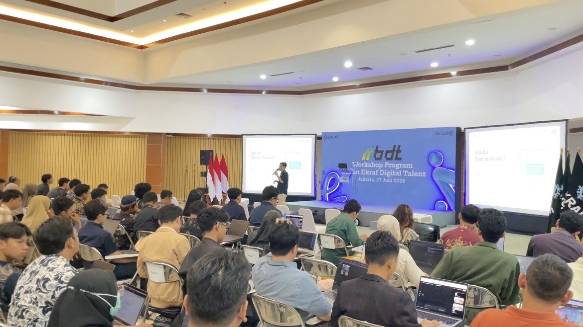 Program Ekraf Digital Talent 2026 Hasilkan 2.043 Talenta AI, Jumlah Lulusan Lampaui Target. (Foto: Kemenekraf)