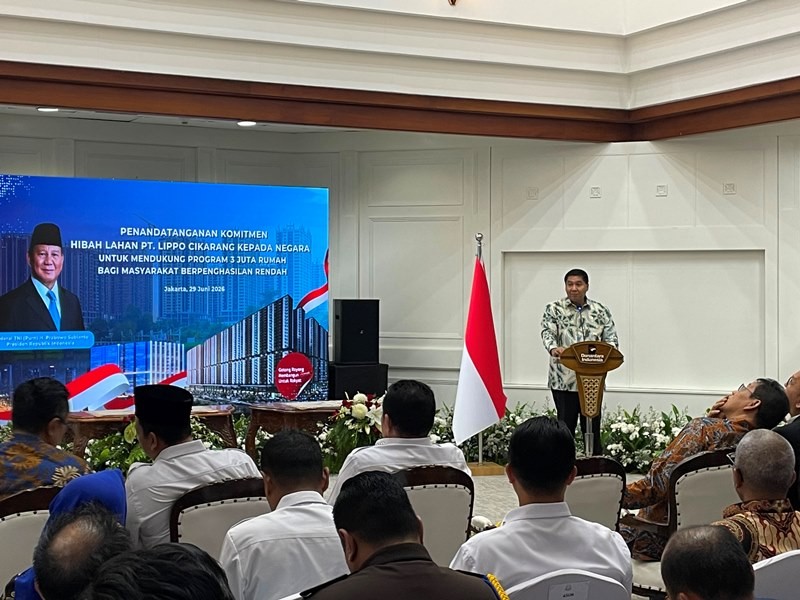 Pemerintah Terima Hibah 30 Hektare Lahan Meikarta untuk Program 3 Juta Rumah (Foto: iNews Media Group)