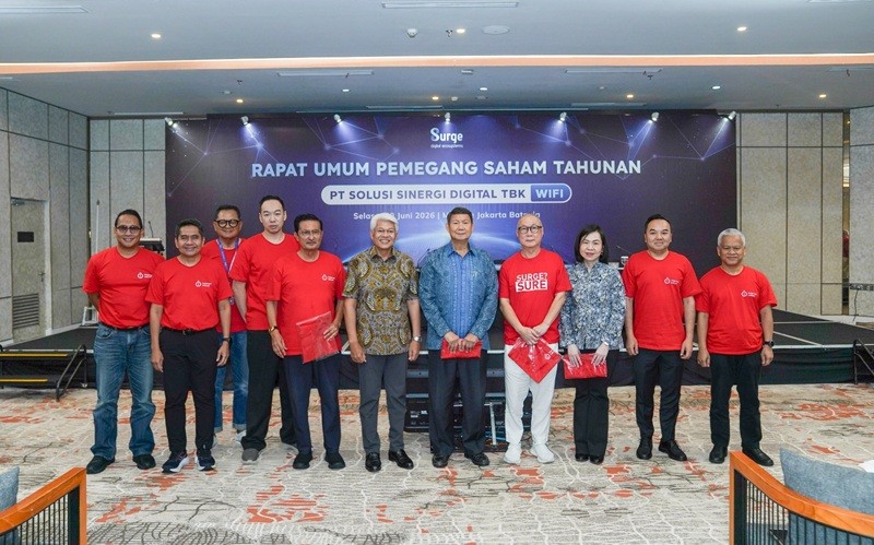 PT Solusi Sinergi  Digital Tbk atau Surge (WIFI) melakukan perombakan besar-besaran terhadap jajaran manajemen perseroan. (Foto: Ist)