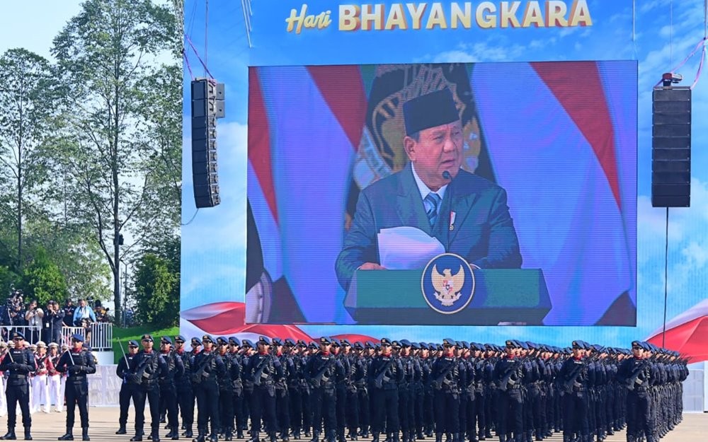 Prabowo Perintahkan Anggota Polri untuk Hadir Melindungi, Melayani, dan Mengabdi ke Rakyat