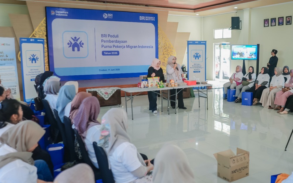 Tingkatkan Ketahanan Ekonomi, BRI Peduli Beri Pelatihan Kewirausahaan ke Puluhan Purna PMI
