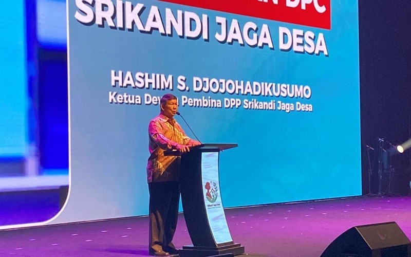 Hashim Djojohadikusumo mengaku mendapat banyak laporan adanya indikasi penyimpangan dalam program prioritas Presiden. (Foto: iNews Media/Achmad Al Fiqri)