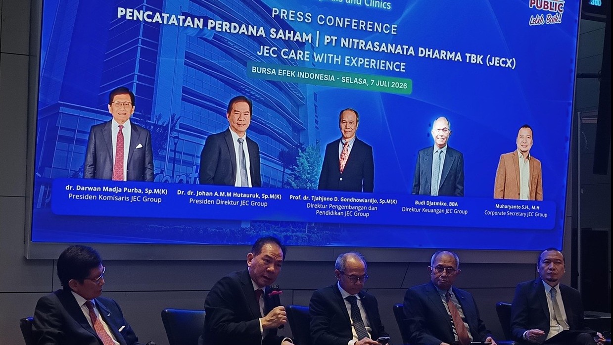 JECX Siapkan Mekanisme Pembagian Dividen Maksimal hingga 50 Persen dari Laba Bersih. (Foto Rohman W/IMG)