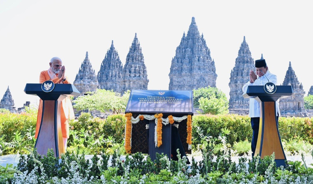 Restorasi Candi Prambanan Perkuat Warisan Indonesia-India Selama Lebih dari 1.200 Tahun (FOTO:Dok BPMI Setpres)