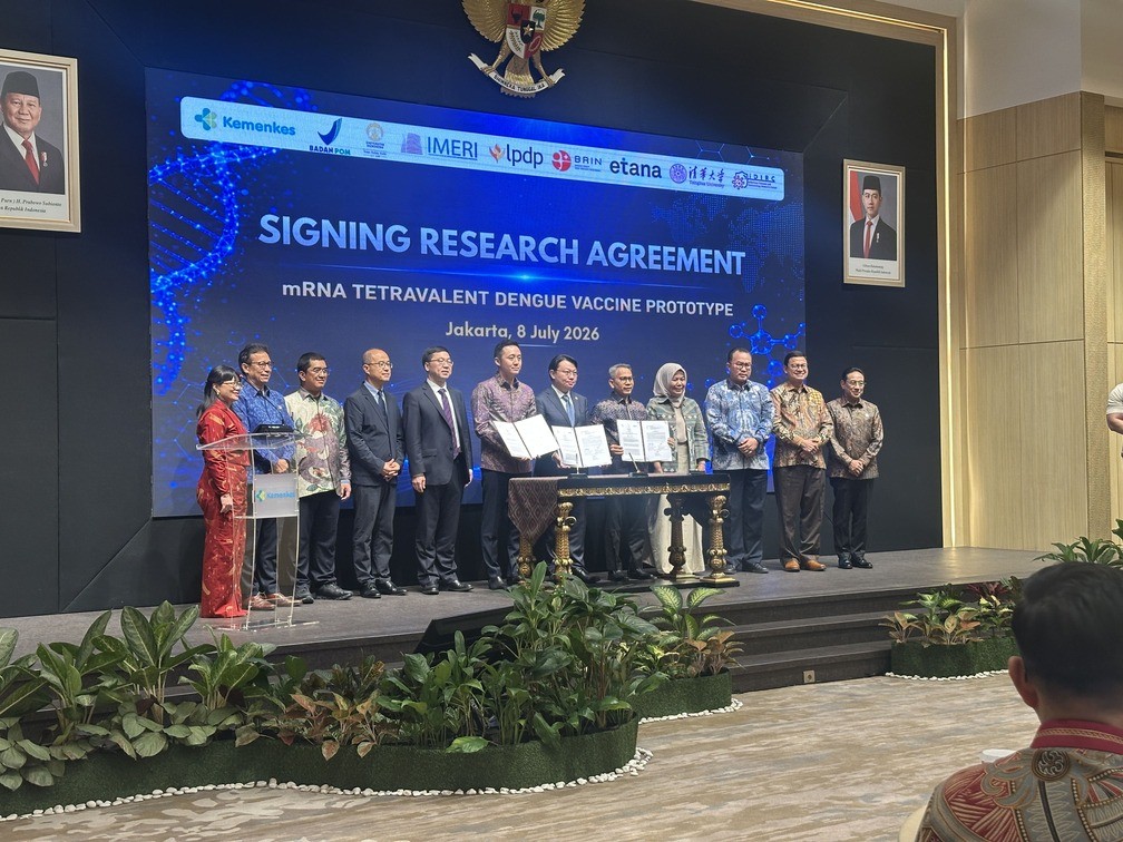 Kemenkes Buat Vaksin DBD Berbasis mRNA, Prototipe Telah Diluncurkan. (Foto: MNC Media)