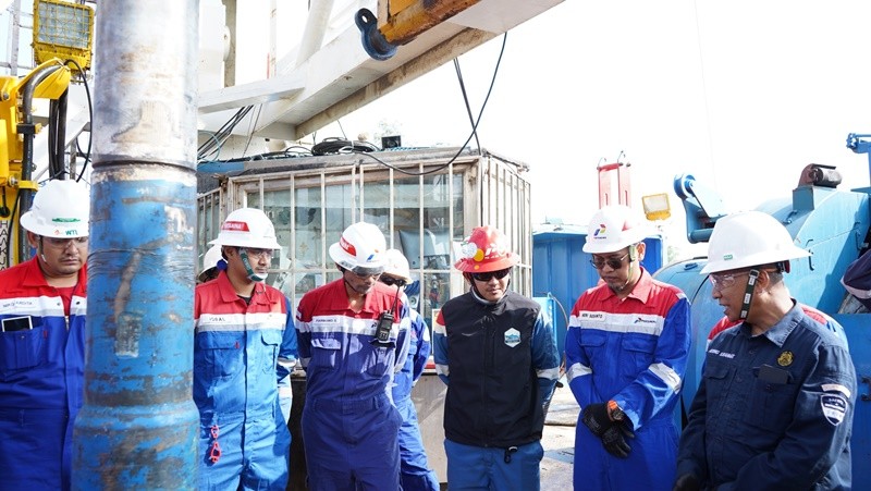 PGEO Tajak Sumur Eksplorasi Pertama PLTP Lumut Balai Unit 3 (Foto: dok PGEO)