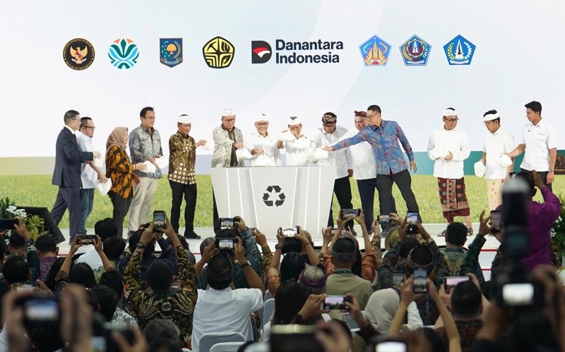 Danantara meresmikan pembangunan proyek Pengolahan Sampah menjadi Energi Listrik (PSEL) di Desa Pedungan, Denpasar Selatan, Bali. (Foto: Dok. Danantara)
