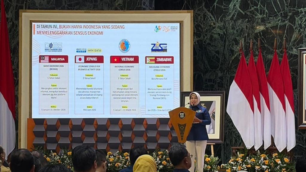 Tak hanya Indonesia, Malaysia hingga Zimbabwe juga Gelar Sensus Ekonomi 2026. Foto: iNews Media Group.