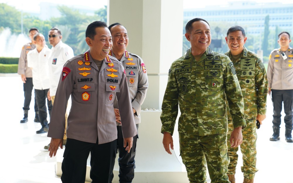 Kapolri Temui Panglima TNI di Cilangkap, Mabes TNI: Wujud Kuatnya Sinergi TNI dan Polri