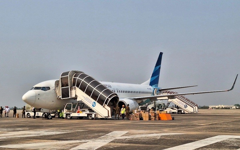 PT Garuda Indonesia (Persero) Tbk (GIAA) mengubah skema bagasi  menjadi berdasarkan jumlah koper atau koli (Piece Concept). (Foto: iNews Media Group)